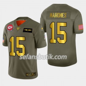 Kansas City Chiefs Tröjor Patrick Mahomes 15 Nike 2019 Salute to Service - Herr